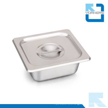 1/6 American Style Stainless Steel Gastronorm Pan